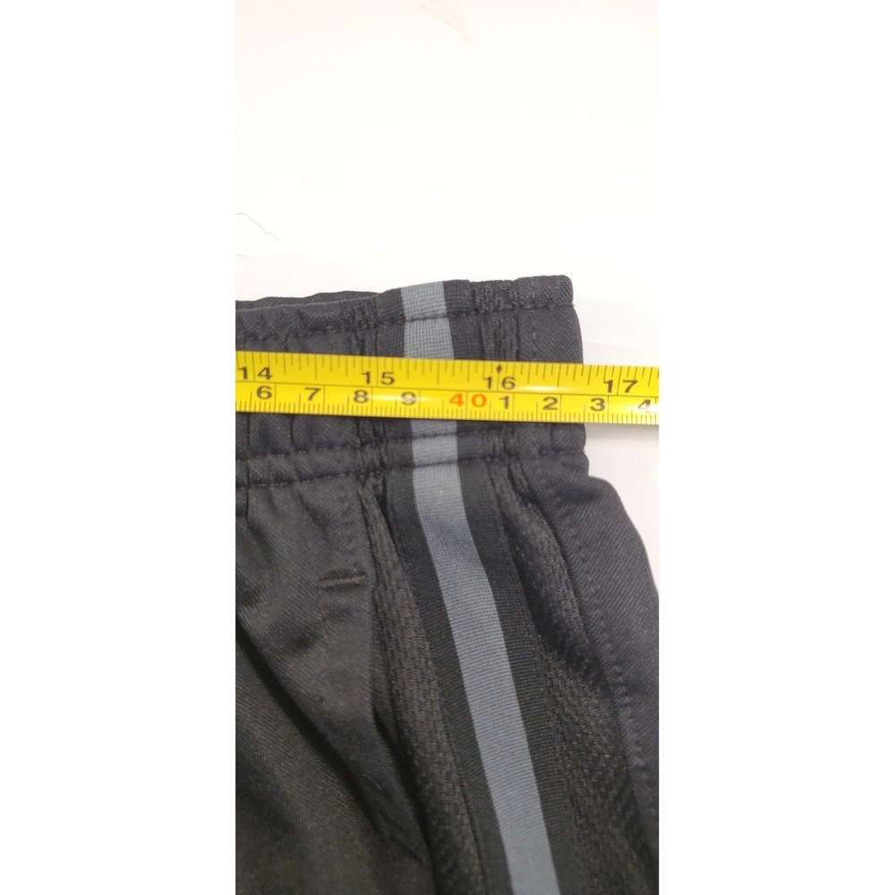 Nike Mens Athletic Training Pants Black Grey Stripe Pockets 480238-010 Large - Picture 3 of 7